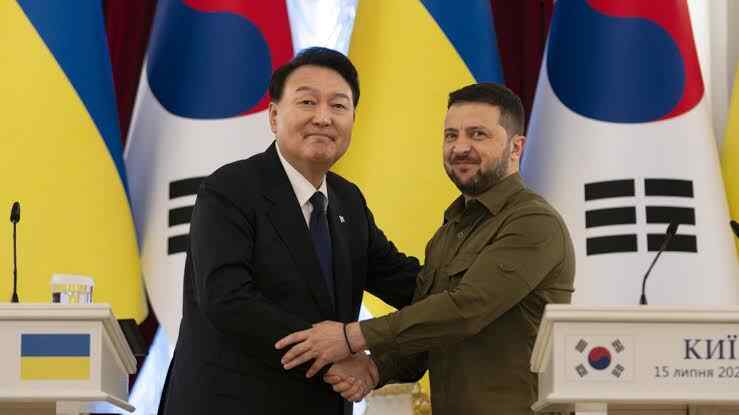 Ucrania firma acuerdo de cooperación económica con Corea del Sur