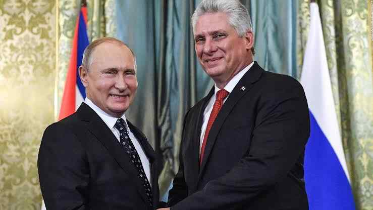 Sanciones contra Cuba y la operación militar fueron el foco de la reunión entre Putin y Díaz-Canel