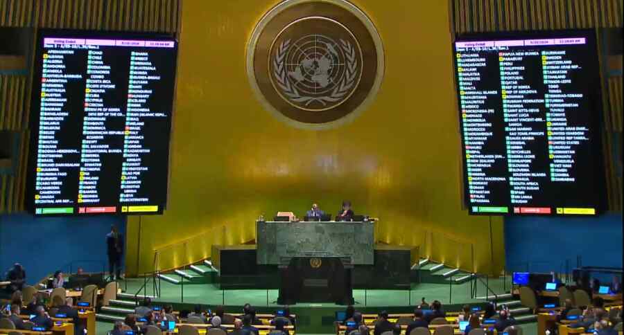 La Asamblea General de la ONU aprueba dar nuevos derechos a Palestina